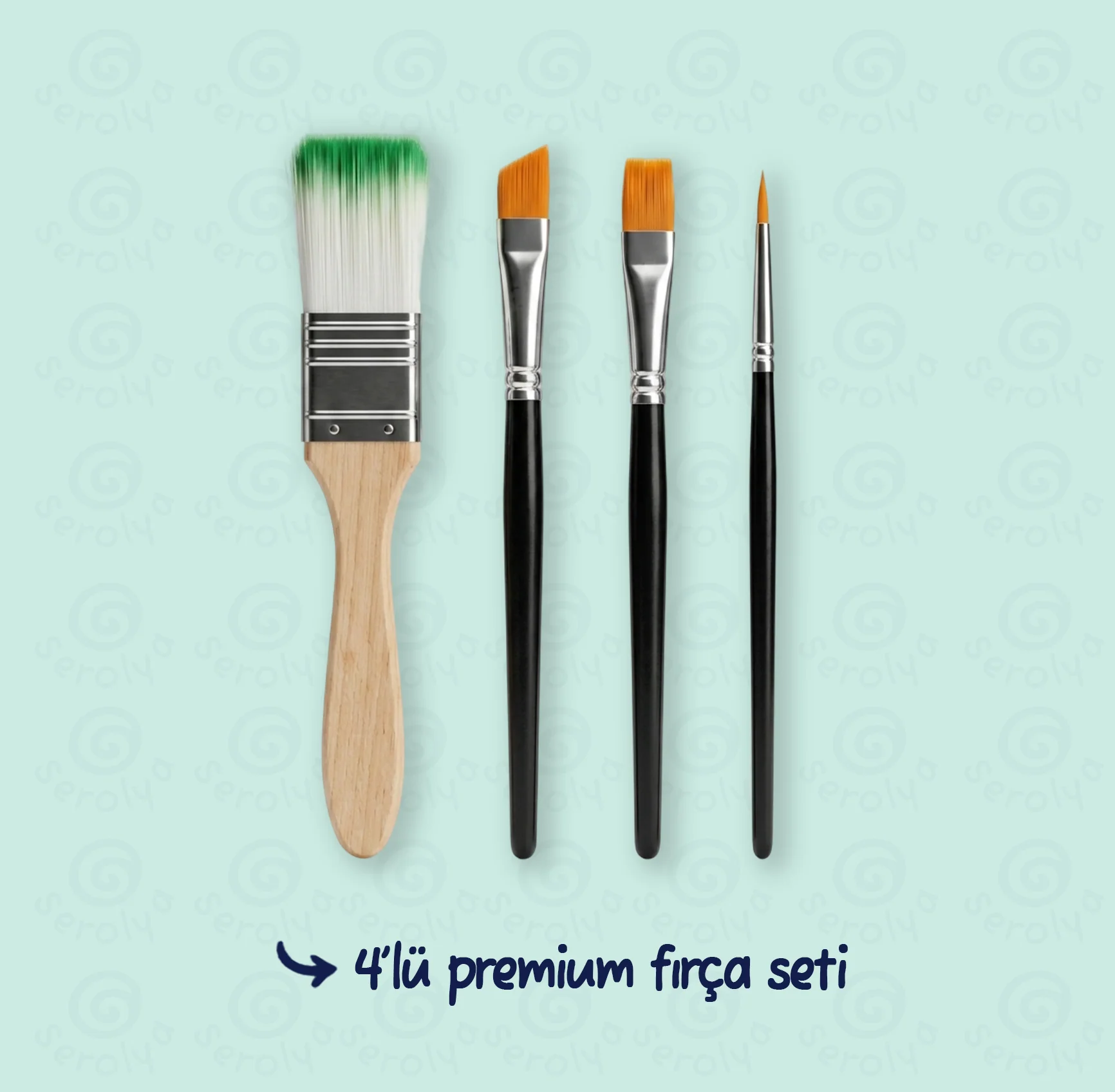 4'lü Premium Fırça Seti