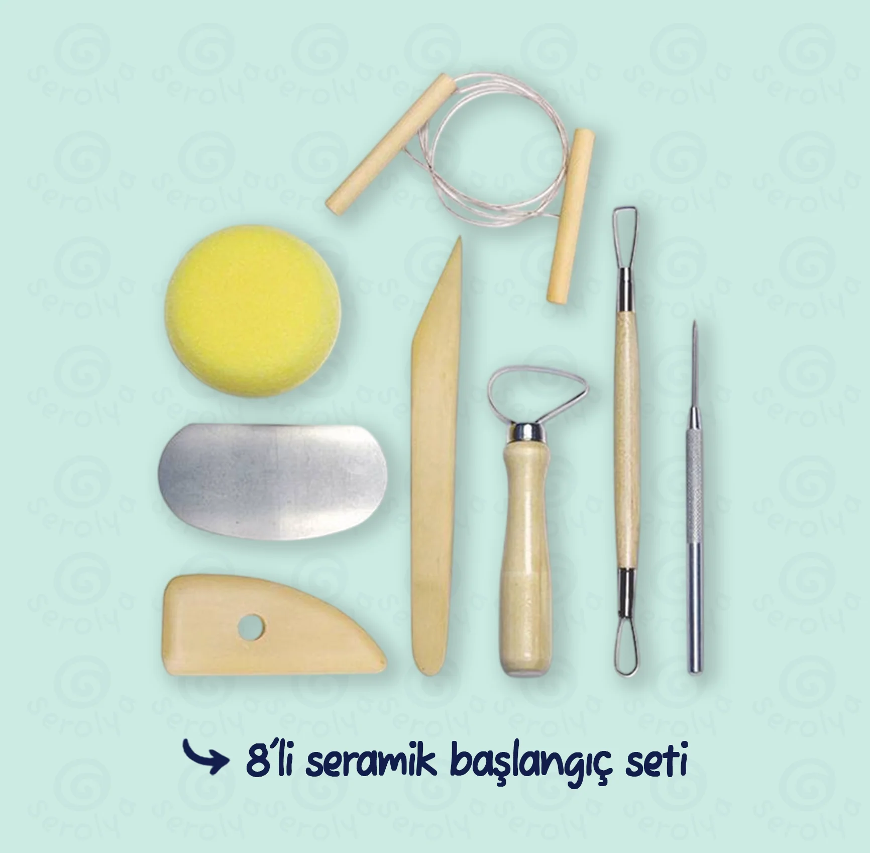 8'li Seramik Başlangıç Seti